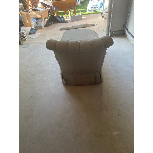 Vintage Upholstered Chaise Lounge For Sale - Image 4 of 4