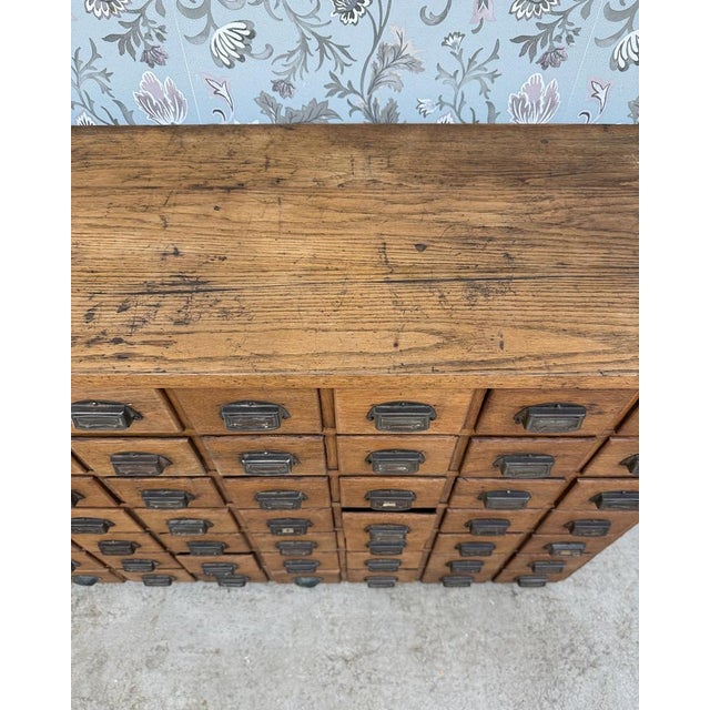 1920s Oak Workshop Cabinet with Drawers, 1920s For Sale - Image 5 of 12