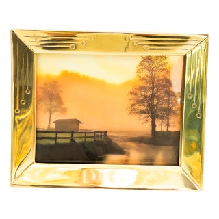 Art Deco Wall Picture Frame with Glass, Vienna, 1920s For Sale