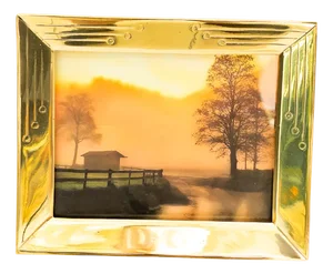 Art Deco Wall Picture Frame with Glass, Vienna, 1920s