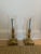 Traditional Pair of 1990s Virginia Metalcrafters Newport Large Brass Hurricane Candlesticks For Sale - Image 3 of 7