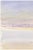 A refined example of early 20th-century watercolor painting, this vintage art print reproduction features Sunset at Sea...