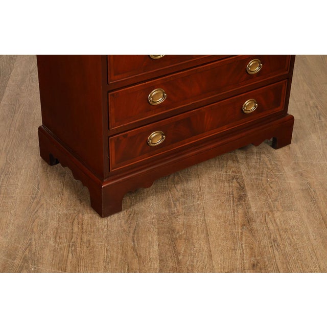 Wood Hekman Copley Place Flame Mahogany Chest Of Drawers For Sale - Image 7 of 18