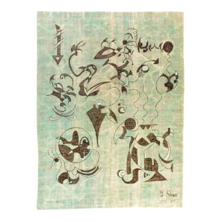 Pasargad DC Fine Hand Knotted Modern Rug For Sale