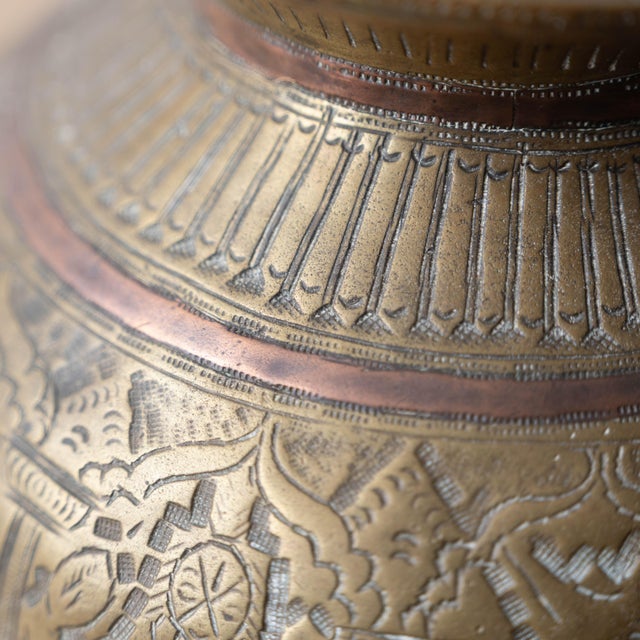 Indian Brass Lota With Copper Inlay, c.1880 For Sale In Savannah - Image 6 of 9