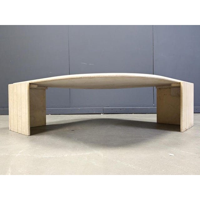 Stone Vintage Travertine Coffee Table from Roche Bobois, 1970s For Sale - Image 7 of 12