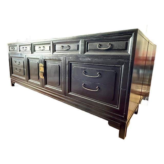 Mazor Masterpiece Hollywood Regency Asian Style Sideboard For Sale