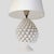 Vintage Pine Cone Shaped White Ceramic Table Lamps, 1960s, Set of 2 For Sale - Image 11 of 15