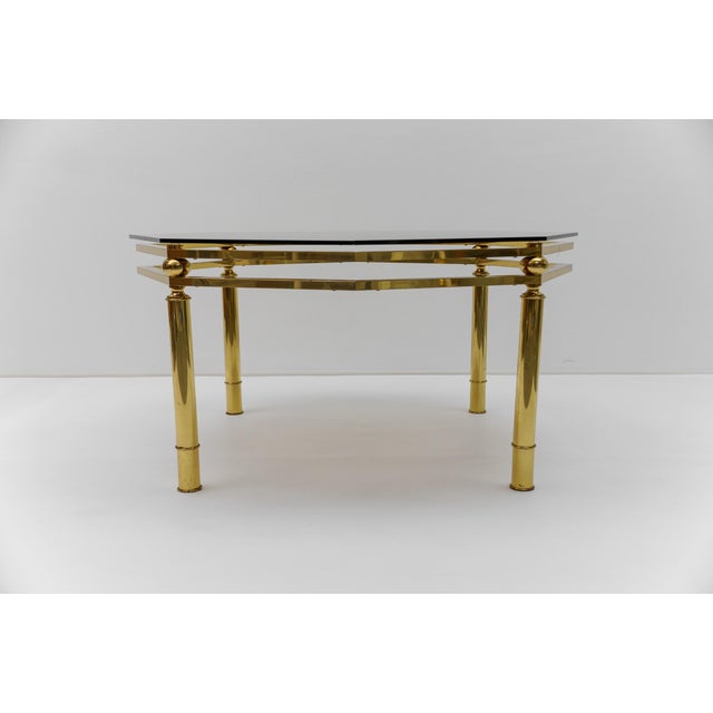 Vintage Italian Octagonal Regency Coffe Table, 1970s For Sale - Image 4 of 9