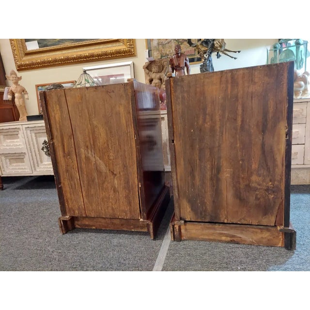 1840's Empire Mahogany 3 Part Server Sideboard For Sale - Image 11 of 13