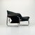Mid-Century Modern Tublar Frame Chair in Black Leather by Johan Bertil Häggström for Ikea, 1970s For Sale - Image 5 of 16