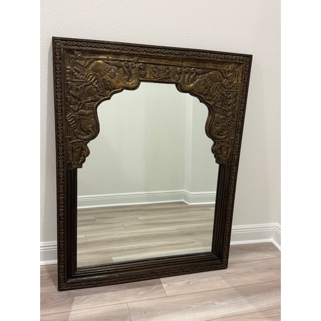Ornate and Vintage mirror, combination of metallic and wood. Very heavy. Purchased over 20 years ago in CA, but place of...