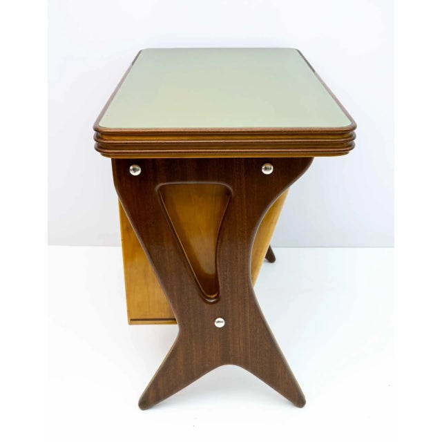 Tan Mid-Century Modern Shop Cash Desk by Osvaldo Borsani, Italy, 1950s For Sale - Image 8 of 13