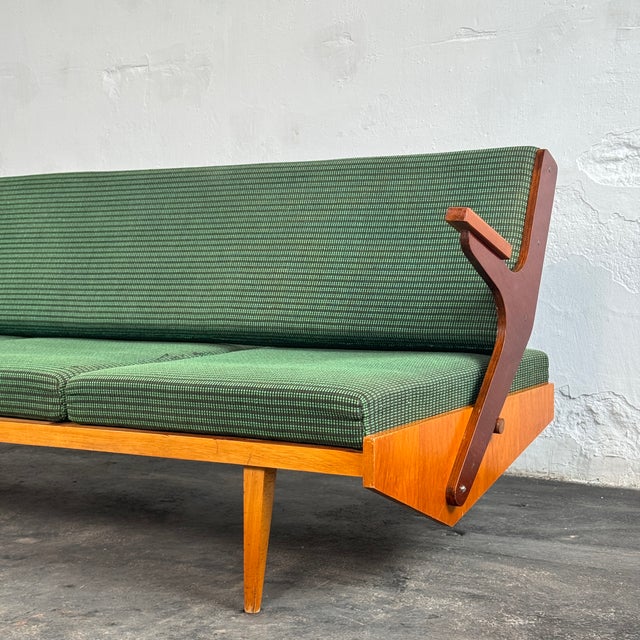 Mid-Century Convertible Sofa from Opp Drevovyroba, 1970s For Sale - Image 6 of 15