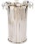 Metal Vintage Christian Dior Paris Silver Plate Champagne Wine Cooler Barware For Sale - Image 7 of 12