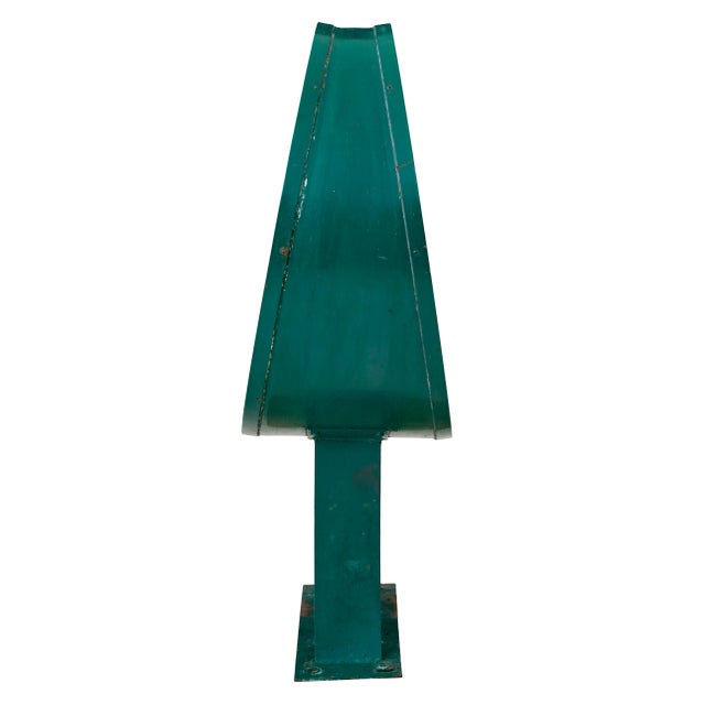 Metal Mid-Century Modern Swedish Industrial Station Clock, 1963 For Sale - Image 7 of 8