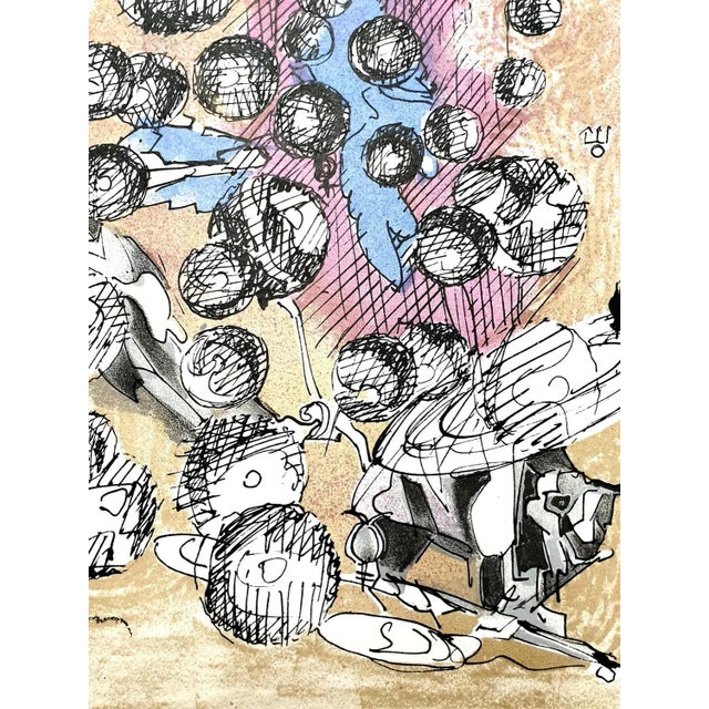 Jacques Villon - Dance of the Universe - Original Lithograph From the literary review ''XXe Siècle'' 1959 Dimensions: 32 x...