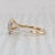 0.74ctw Round Diamond Engagement Ring 18k Yellow Gold Size 7 For Sale In Greensboro - Image 6 of 8