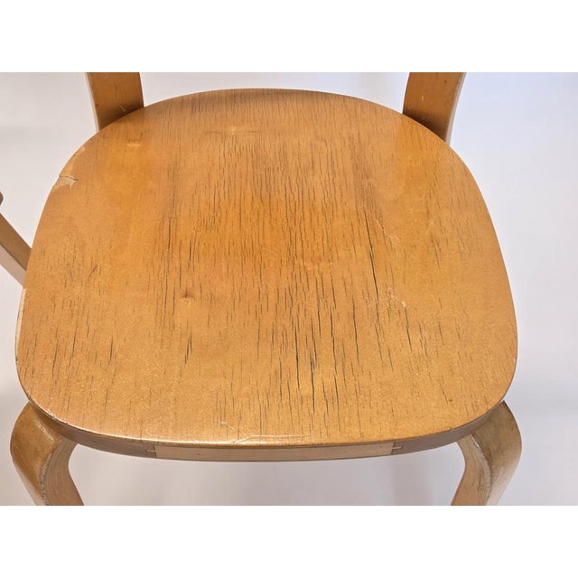 Model 69 Chairs by Alvar Aalto for Artek, Finland, 1950s, Set of 2 For Sale - Image 9 of 17