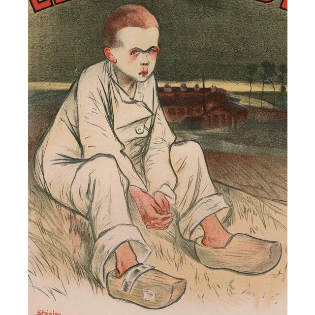 T. A. Steinlen, Le Coupable from Les Maîtres de L'Affiche, 1898, Original Lithograph For Sale - Image 3 of 12