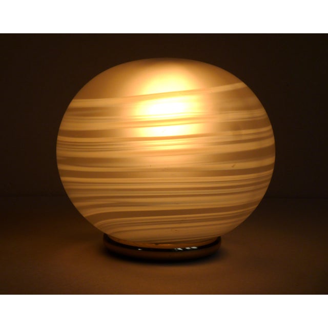 Glass Giove Lamp by Ludovico Diaz de Santilliana for VeArt, Italy, 1980s For Sale - Image 7 of 7