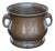 Imperial Russian Copper Cachepot with Elephant-Head Handles, Moscow, c. 1900 For Sale