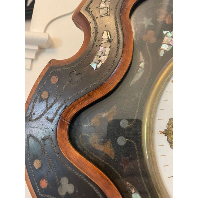 Mid 19th Century Antique Victorian French Wall Clock, 1860 For Sale - Image 5 of 11