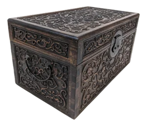 Antique Chinese Rosewood Huanghuali Chest/Table Box