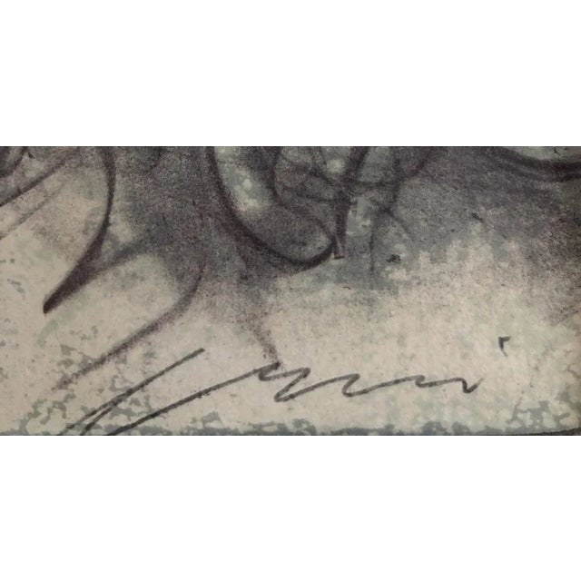 Modern Hans Erni, Visages, Lithograph, Framed For Sale - Image 3 of 9