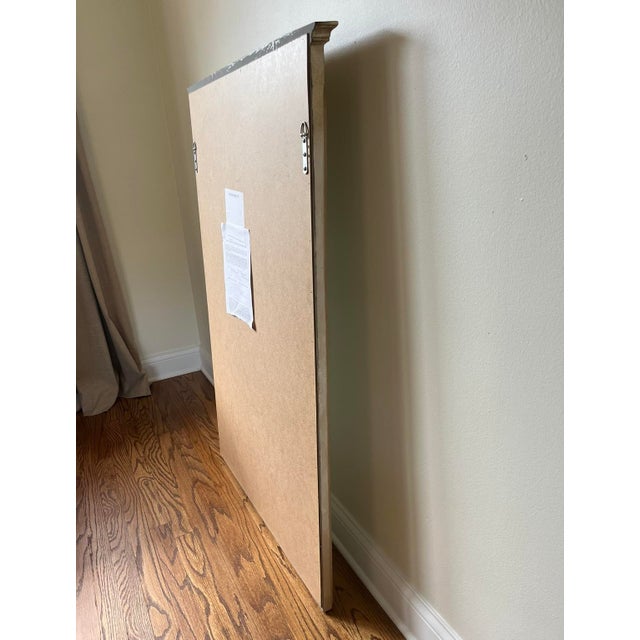 Vintage Carver’s Guild Gilded Gold Fluted Bow Ribbon Rectangular Mirror For Sale - Image 9 of 12