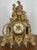 Metal Vintage Rococo Style Ornate Brass Mantel Clock and Candelabras, Set of 3 For Sale - Image 7 of 18