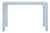 Matthew Izzo Home Evelyn Light Blue Linen Console Table For Sale