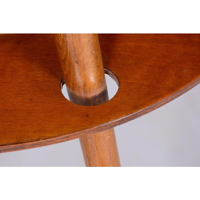 Mid-Century Modern Coffee Table in Walnut and Beech, 1950s For Sale - Image 6 of 12