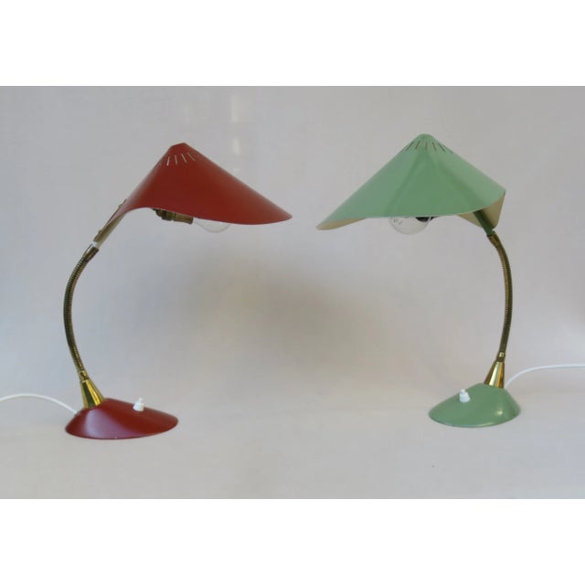 Mid-Century Modern Cobra Desk Lamps from Cosack, 1950s, Set of 2 For Sale - Image 3 of 18