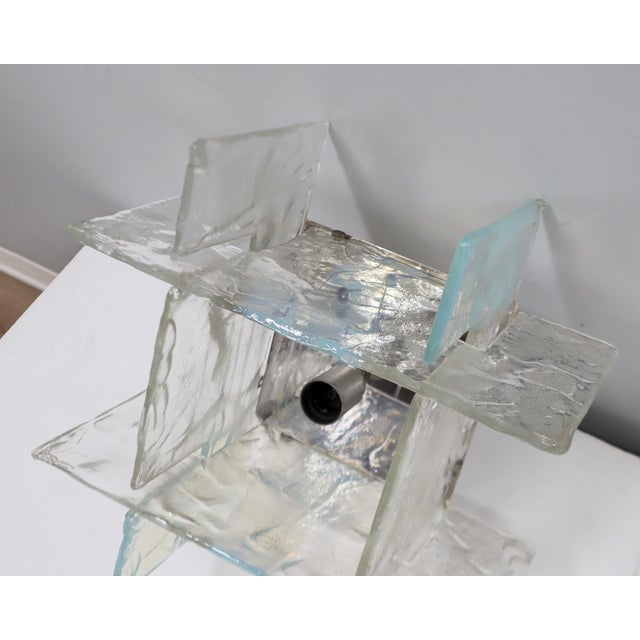 Murano Glass Sconces from Mazzega, 1960s, Set of 2 For Sale - Image 9 of 14