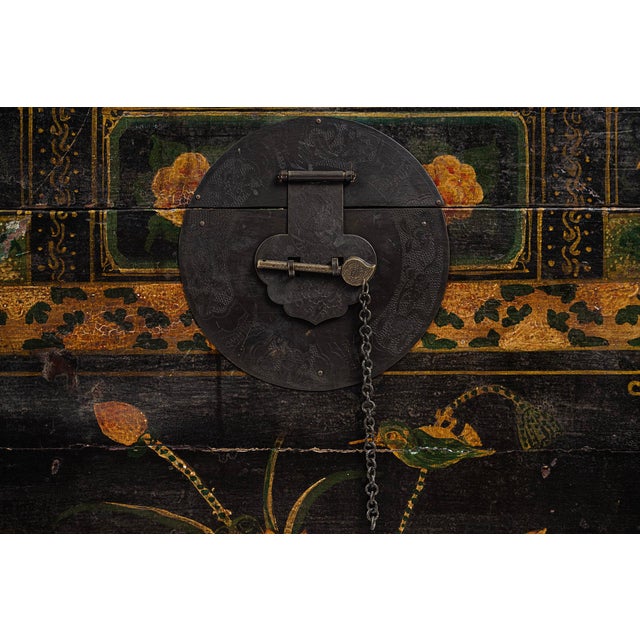Antique Chinese Opera Trunk 1900 Late Qing Dynasty For Sale - Image 16 of 16