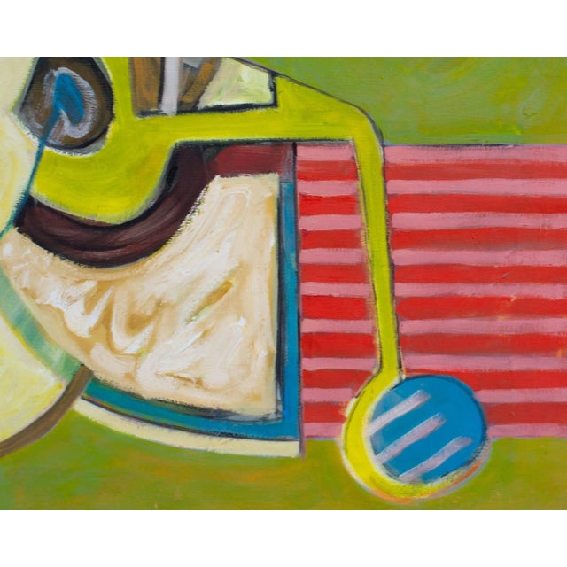 Abstract Oil on Canvas Painting by James L. Bruch For Sale - Image 4 of 8