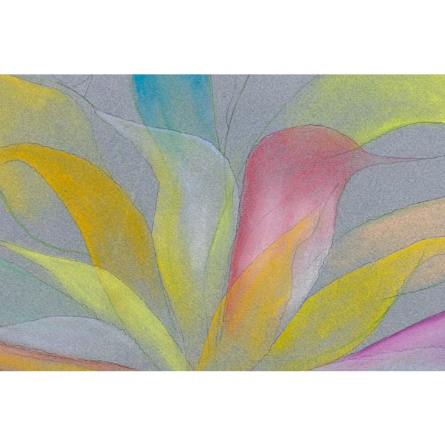 Stanley Boxer Bouquets Spawning Intruders Signed Crayon Pastel & Pencil Drawing For Sale In Detroit - Image 6 of 8