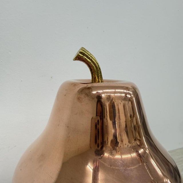 Large Vintage Pear-Shaped Cooler in Copper from Raymor, Italy, 1970s For Sale - Image 6 of 18