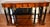 1920s 1920s Antique French Empire Flame Mahogany Mirror Back Console Table For Sale - Image 5 of 18