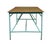Metal Large Industrial Painted Steel Table, 1920s For Sale - Image 7 of 9