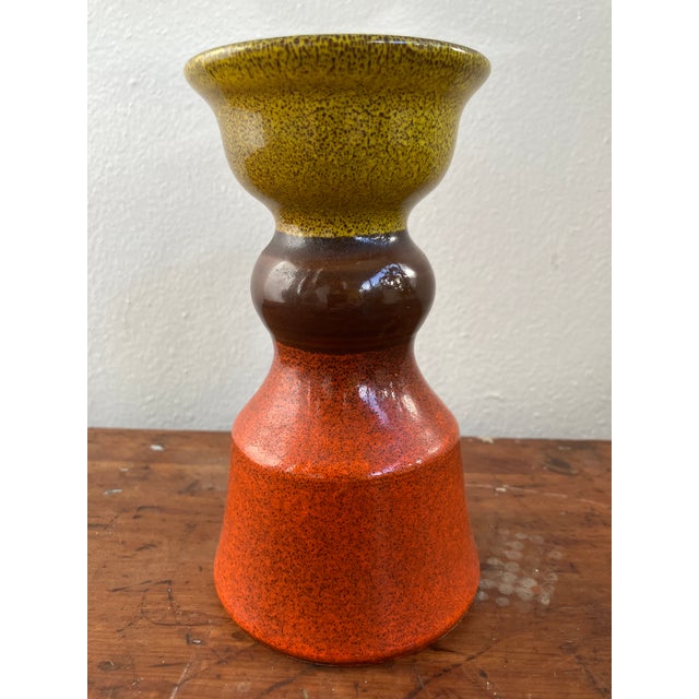 Mid-Century Modern Rare Ceramic Candleholder by Aldo Londi/Bitossi for Rosenthal Netter, Burdines, 1960s For Sale - Image 3 of 10