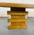 Modern Oak Double Pedestal Base Dining / Conference Table, Geometric Design For Sale In New York - Image 6 of 13