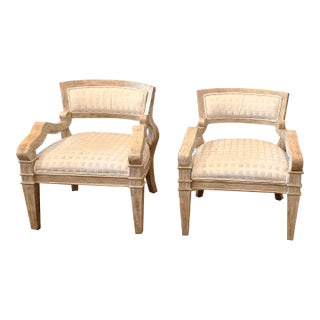 Contemporary Mid-Century Style Classic Design Comfortable - Set of 2. Bernhardt Style. For Sale