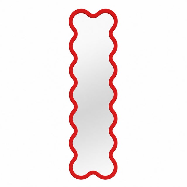 Statement Contemporary Wavy Wall Mirror – Hvyli 14 Designed by Ivan Voitovych For Sale - Image 13 of 18