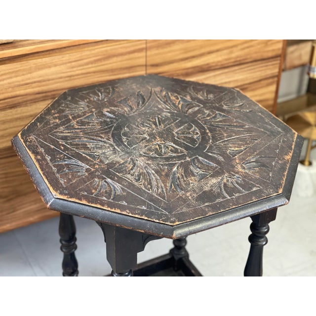 1970s Antique Table Stand Uk Import For Sale - Image 4 of 9