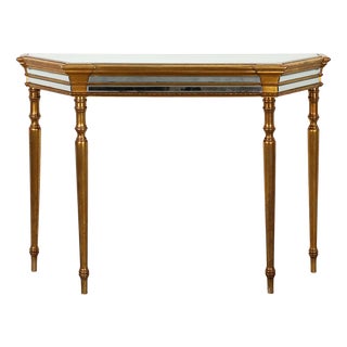 Hollywood Regency Console Table from Deknudt, Belgium, 1980s For Sale