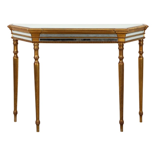 Hollywood Regency Console Table from Deknudt, Belgium, 1980s For Sale