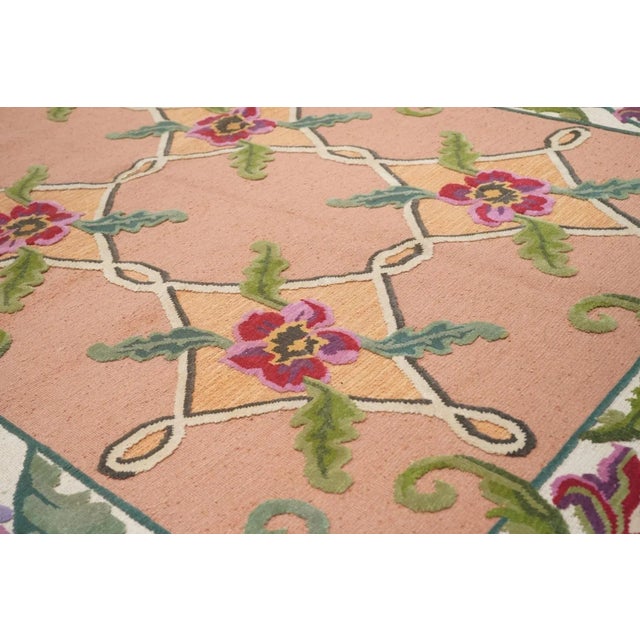 Textile Turkish Sumak Rug 6' X 9' For Sale - Image 7 of 11