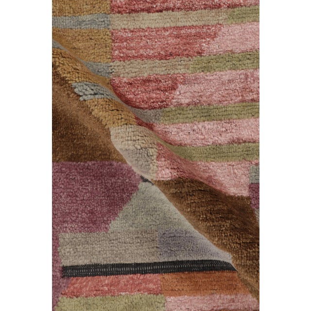 Textile Contemporary Scandinavian Style Geometric Wool Rug, by Rug & Kilim, India For Sale - Image 7 of 10